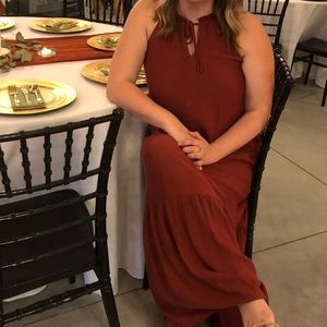 Nine West maxi fall wedding guess dress drawstring (Size Medium) formal